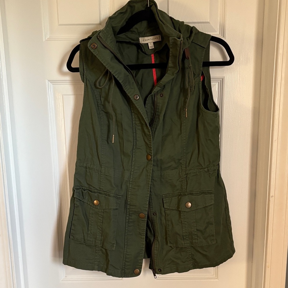 41 Hawthorn Olive Green Utility Vest